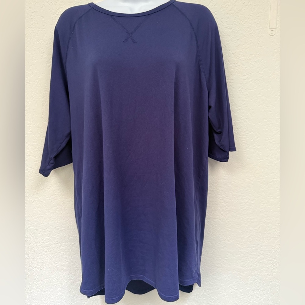 Cuddl Duds XL Blue oversized shirt